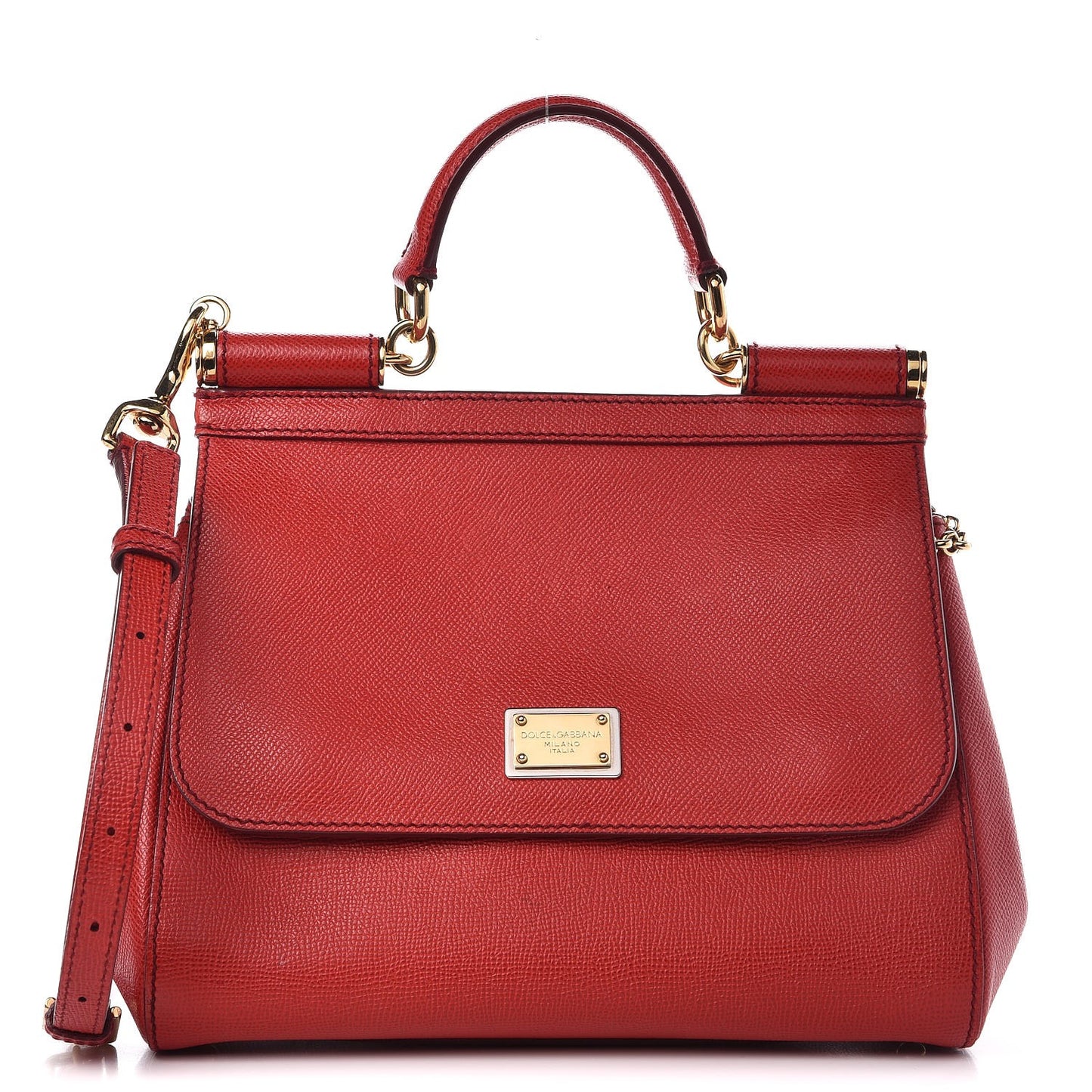 Dauphine Medium Miss Sicily Satchel Red
