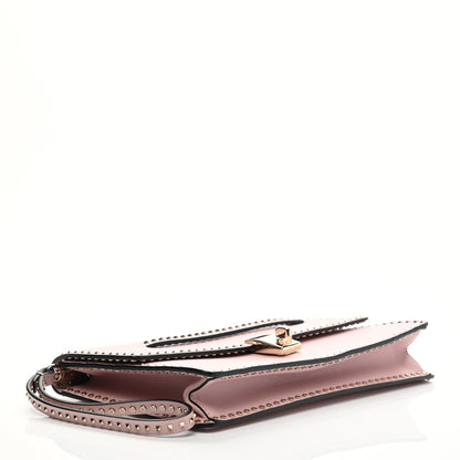 Valentino Garavani Nappa Micro Rockstud Wristlet Clutch Water Rose 4 of 9