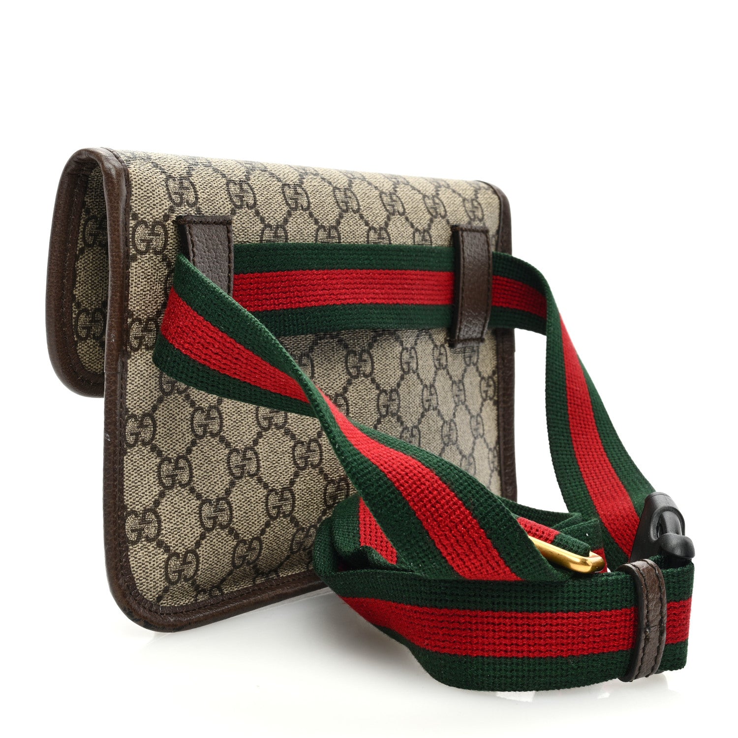 Gucci GG Supreme Monogram Neo Vintage Web Belt Bag Brown 2 of 12