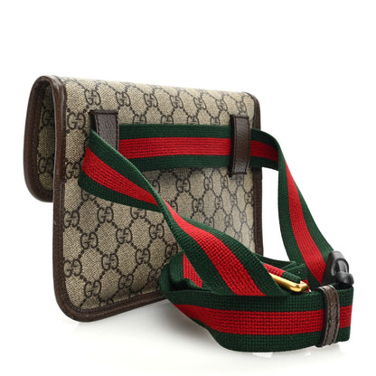 Gucci GG Supreme Monogram Neo Vintage Web Belt Bag Brown 2 of 12