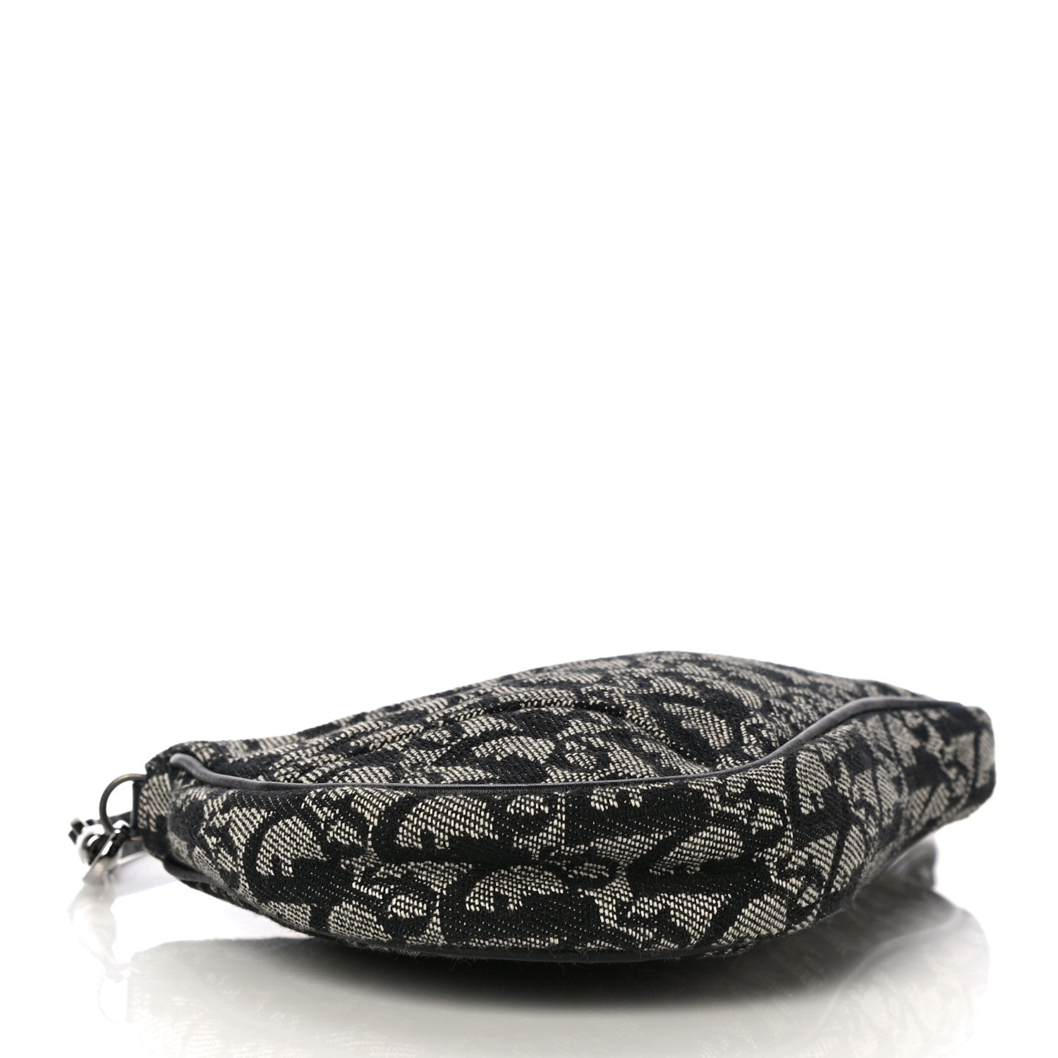 Christian Dior Monogram Mini Saddle Pochette Black 4 of 11