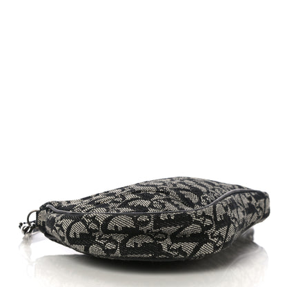 Christian Dior Monogram Mini Saddle Pochette Black 4 of 11
