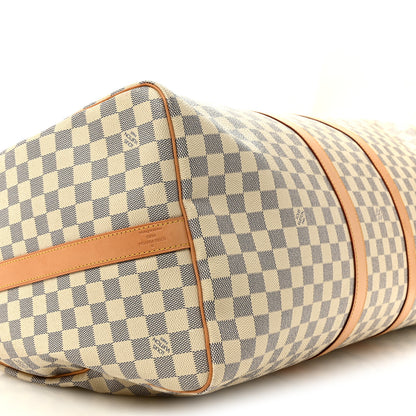 Louis Vuitton Damier Azur Keepall Bandouliere 55 8 of 12