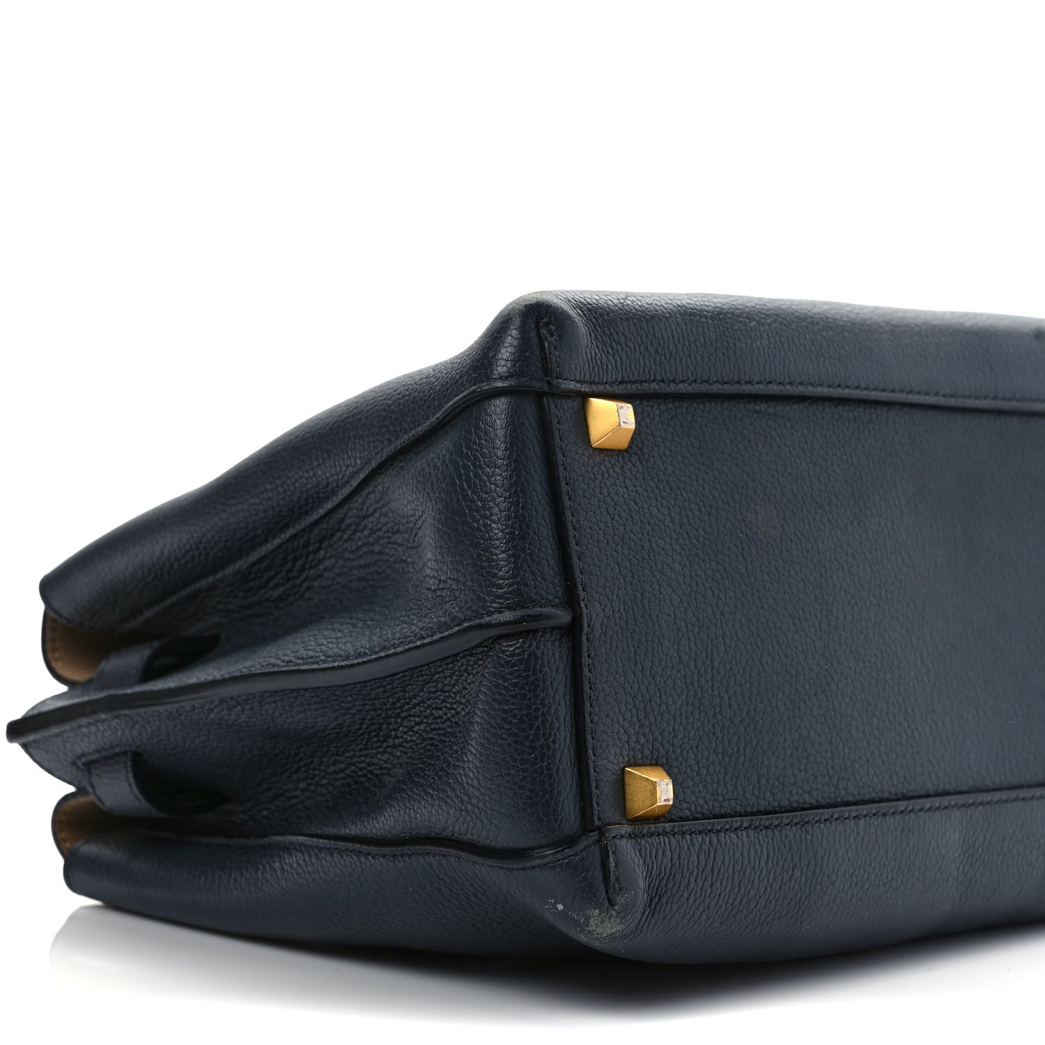 MCM Grained Calfskin Medium Milla Tote Black 8 of 12