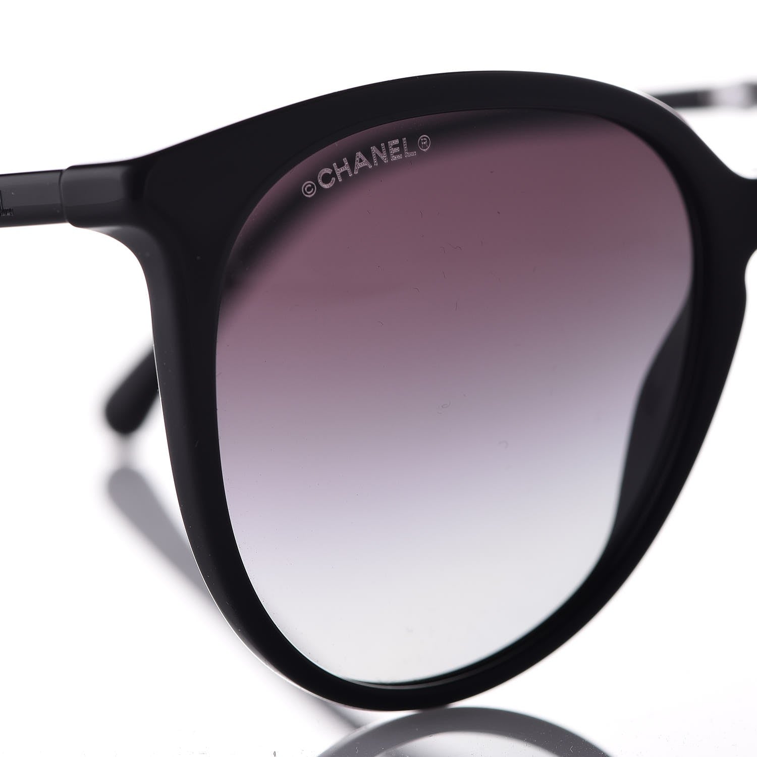 Chanel Acetate Butterfly Pearl Sunglasses 5394 Black 7 of 8