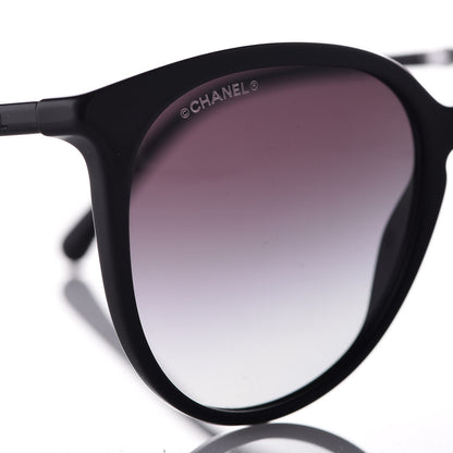 Chanel Acetate Butterfly Pearl Sunglasses 5394 Black 7 of 8