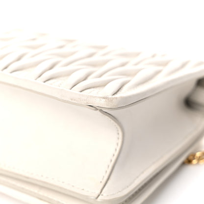 Miu Miu Nappa Matelasse Chain Crossbody White 11 of 11