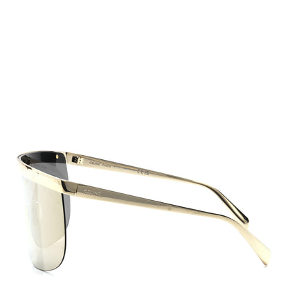 Celine Metal Shield Sunglasses CL 40237U Gold 3 of 6