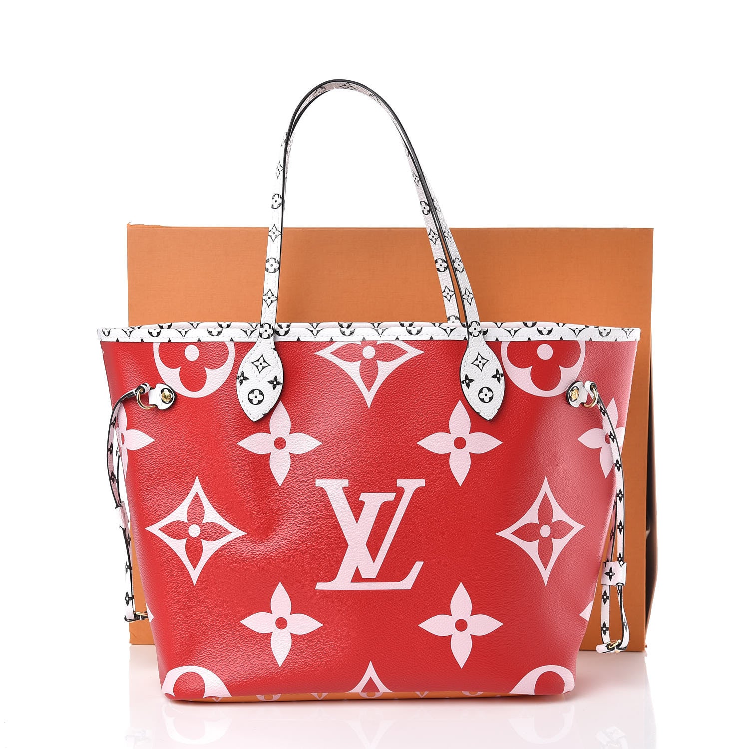 Louis Vuitton Monogram Giant Neverfull MM Rouge 9 of 9