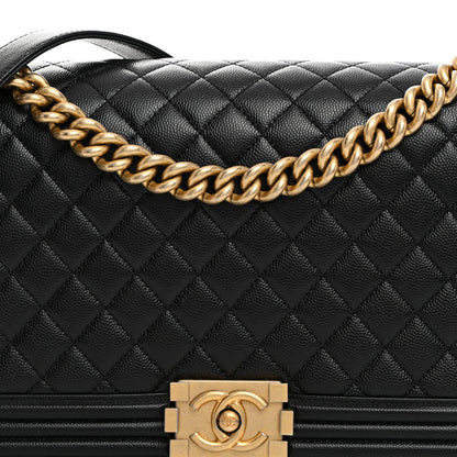 Chanel Caviar Quilted New Medium Boy Flap Black 8 of 10