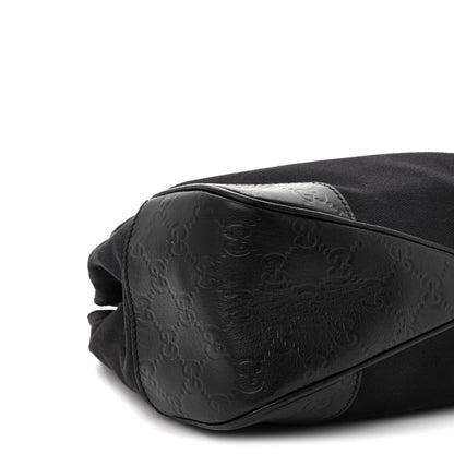 Gucci Canvas Guccissima Hobo Black 9 of 12