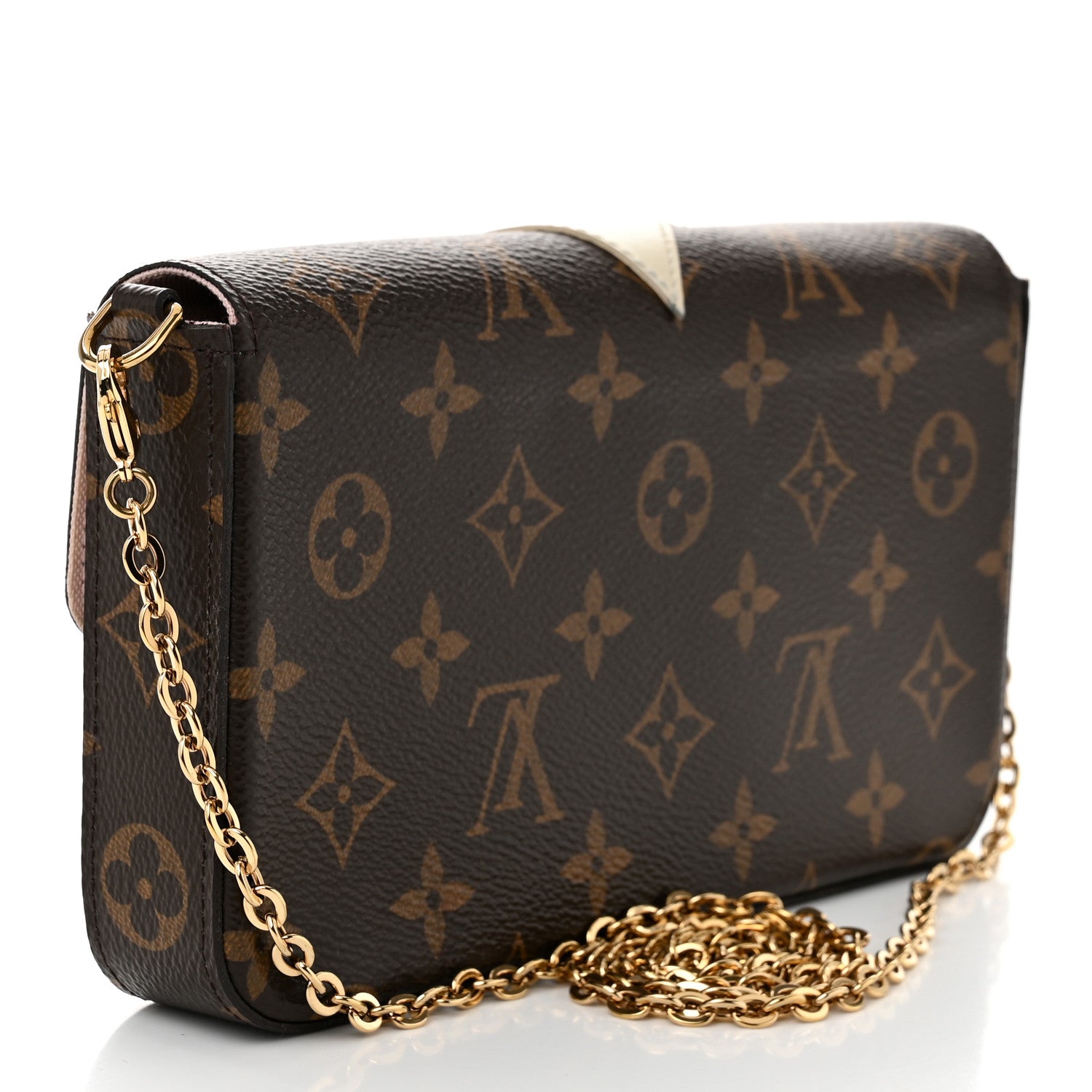 Louis Vuitton Monogram Lovely Birds Pochette Felicie Chain Wallet 4 of 11