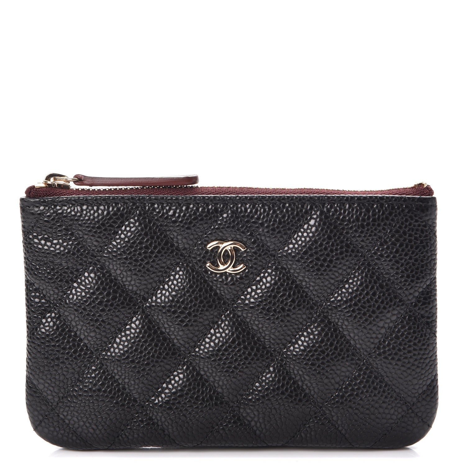 Chanel Caviar Quilted Small Cosmetic Case Black 1 of 8