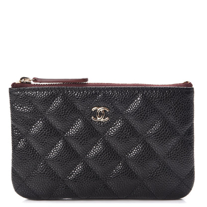 Chanel Caviar Quilted Small Cosmetic Case Black 1 of 8