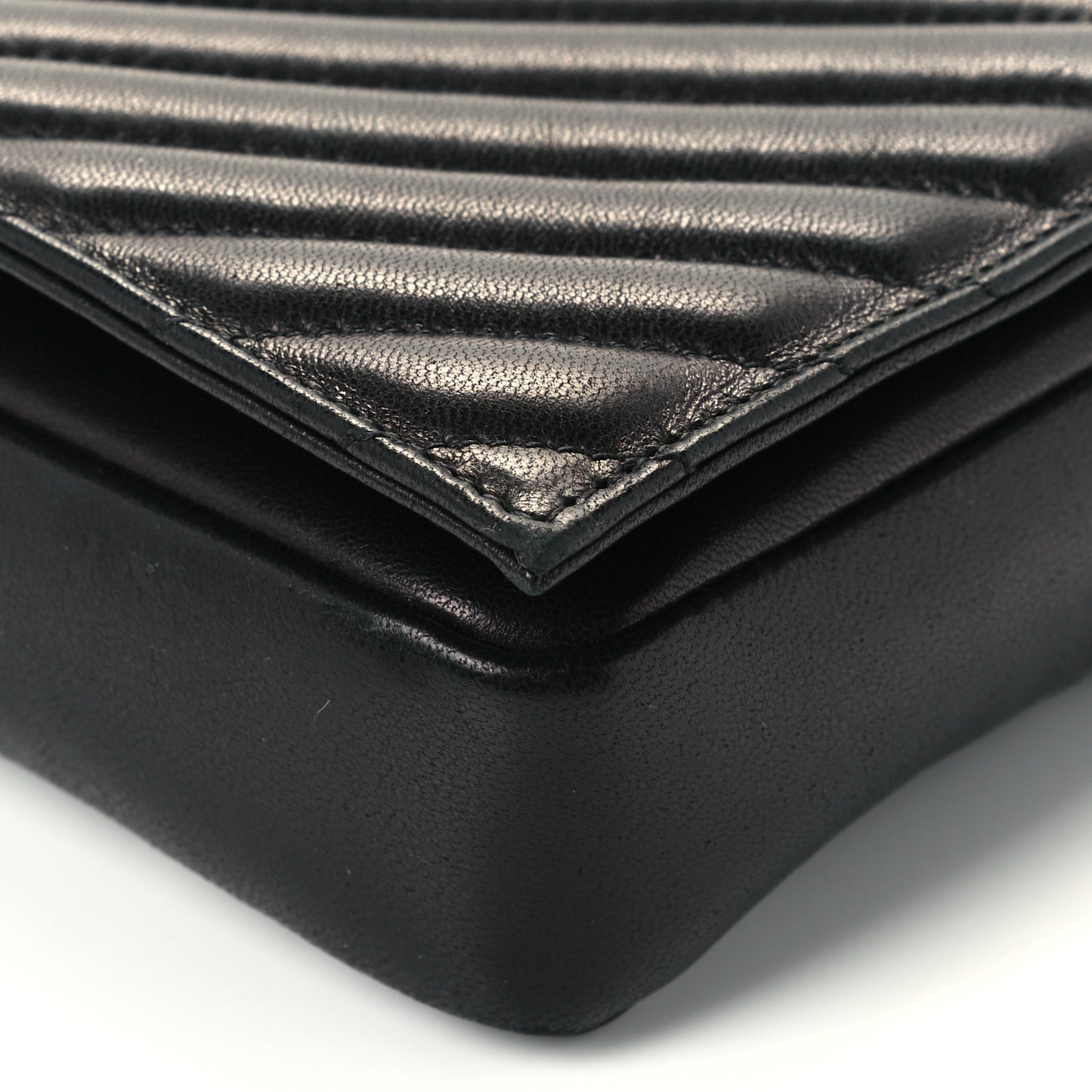 Lambskin Matelasse Monogram Kate 99 Black