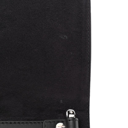 Fendi Vitello Century Velvet F is Fendi FF Kan I Shoulder Bag Black Tobacco 11 of 11