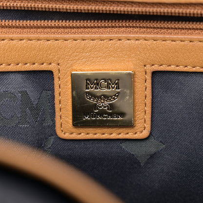 MCM Visetos Studded Medium Stark M Backpack Cognac 6 of 12