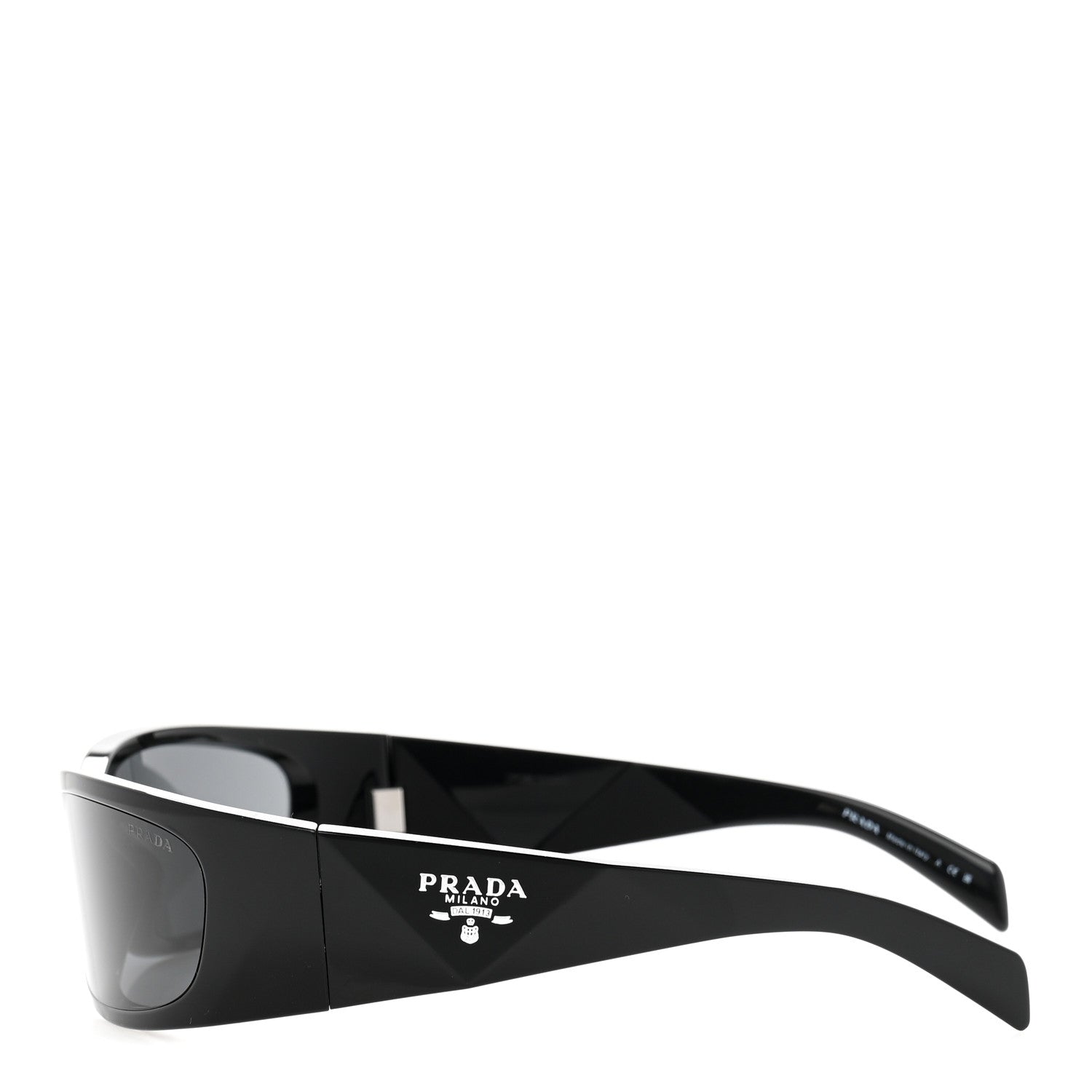Prada Acetate Symbole Sunglasses SPR A14 Black 3 of 8