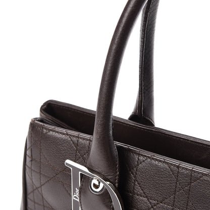 Christian Dior Calfskin Cannage Shoulder Bag Dark Brown 24 of 24