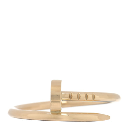 Cartier 18K Yellow Gold Small Juste Un Clou Ring 55 7.25 1 of 5