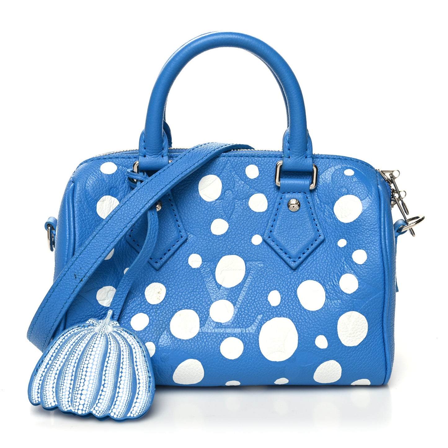 LV X YK Empreinte Speedy Bandouliere 20 Blue White