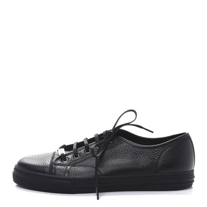 Gucci Nappa Mens Low Top Sneakers 9 Black 1 of 8