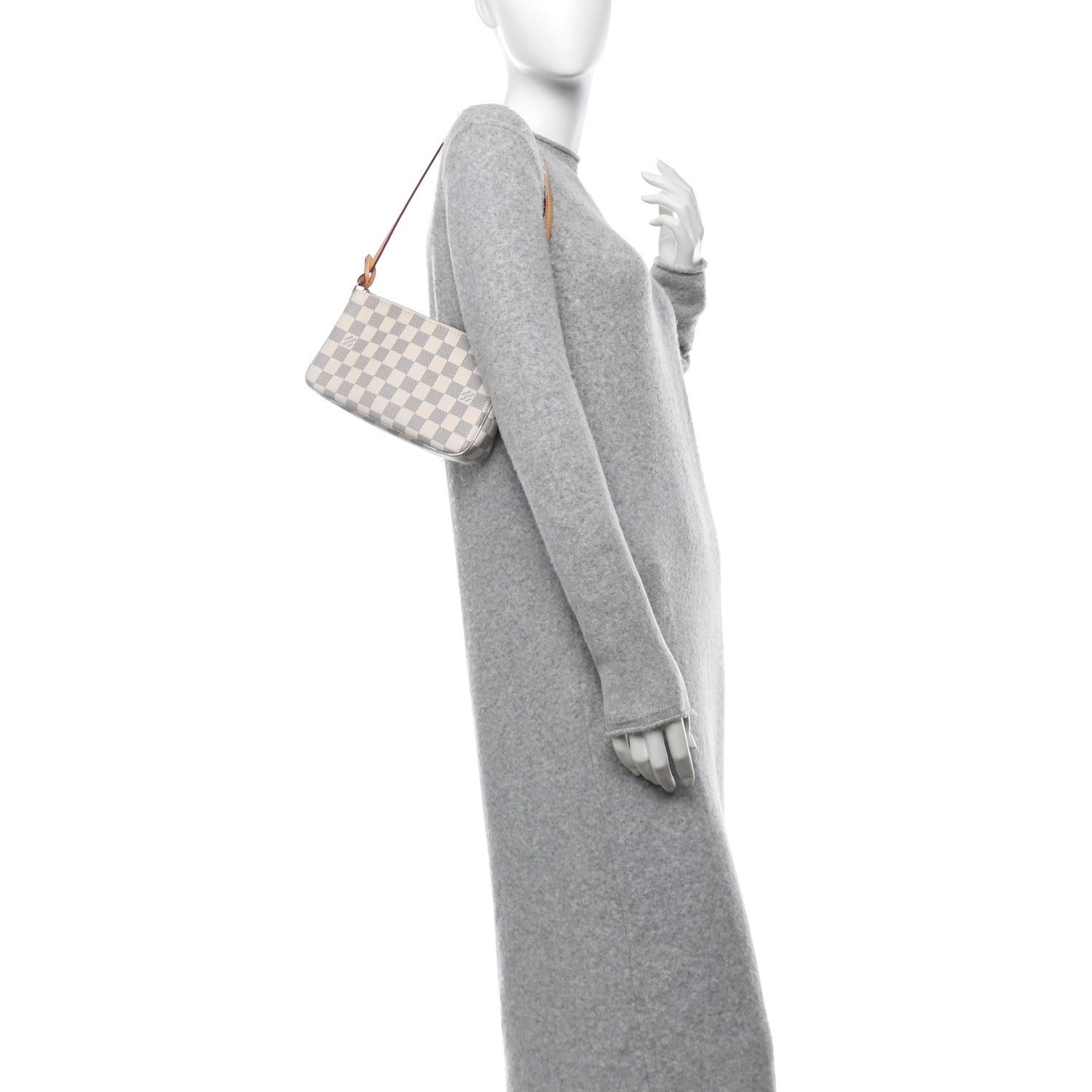 Louis Vuitton Damier Azur Pochette Accessories NM 2 of 9
