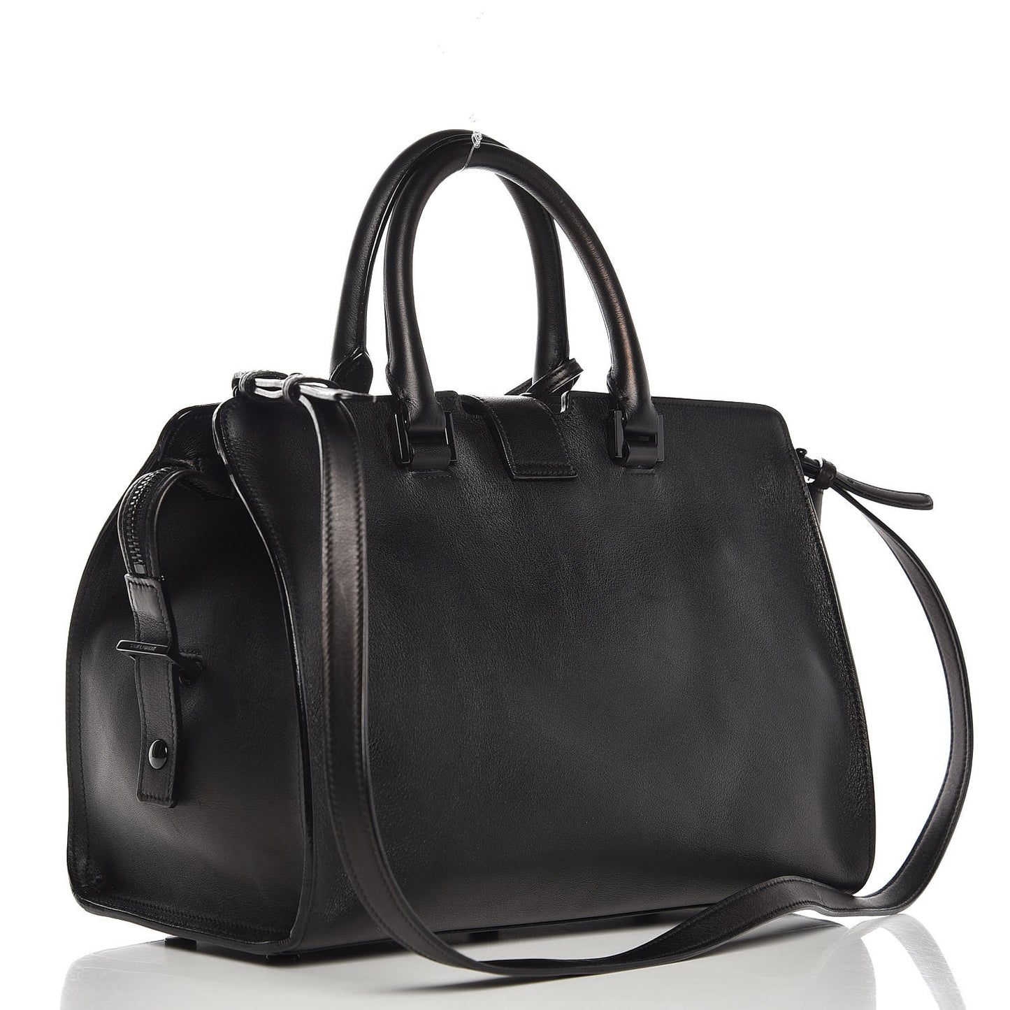 Smooth Calfskin Small Monogram Cabas Black