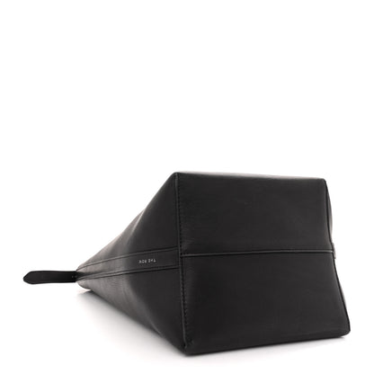 The Row Polished Saddle Calfskin Medium N/S Park Belt Bag Black 4 of 10