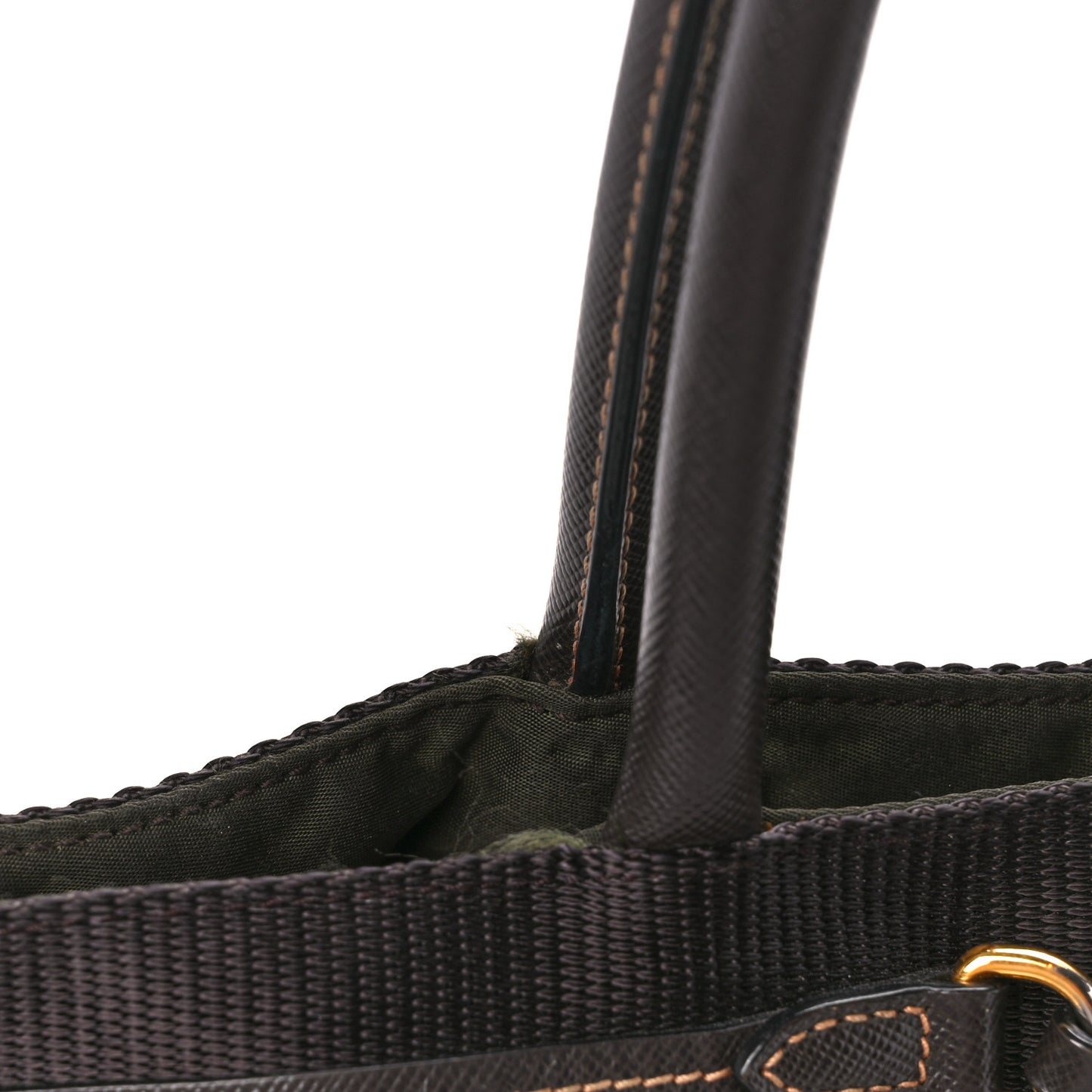 Nylon Jacquard Logo Tote Corda Militaire