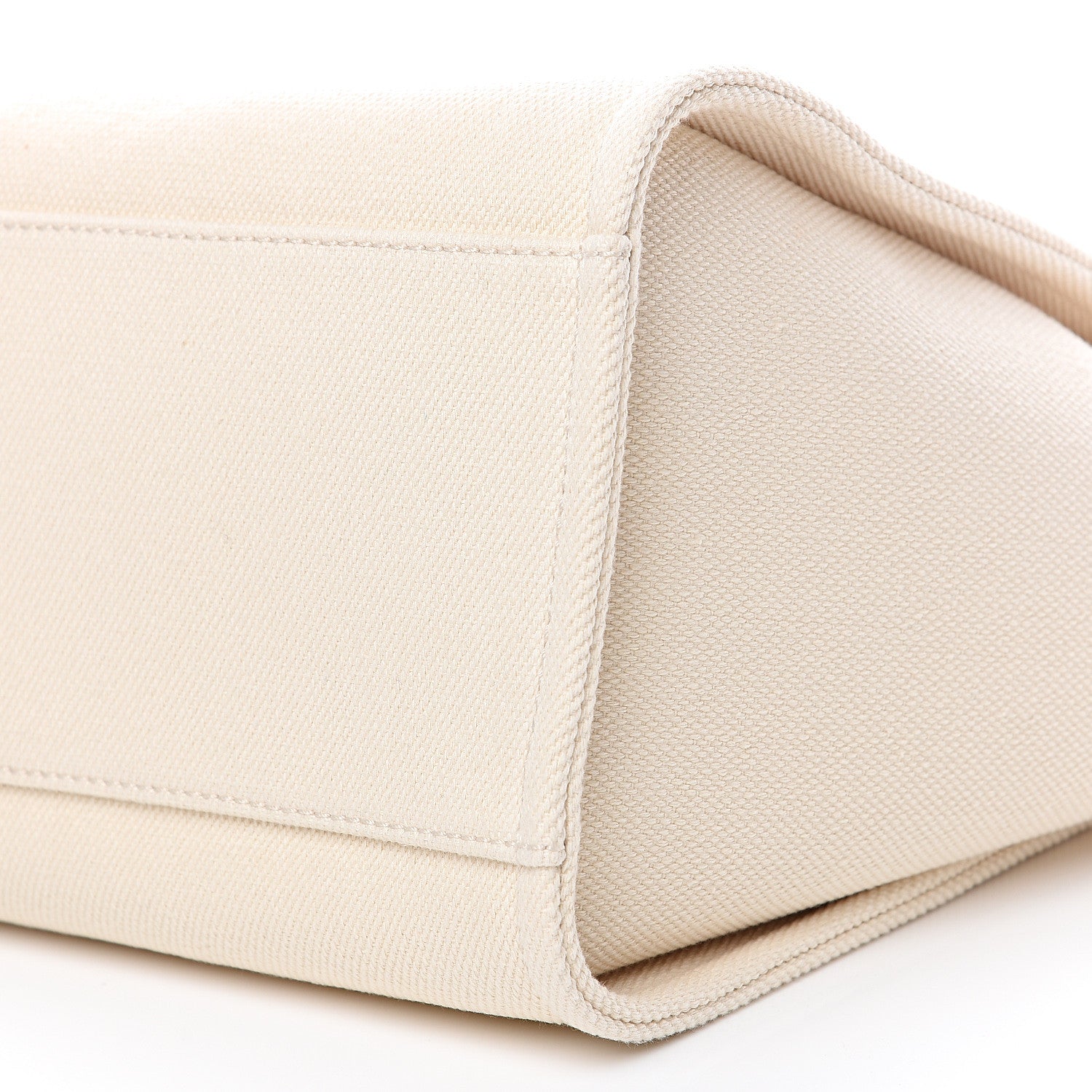 Chanel Canvas Pearl Large Deauville Tote Ecru Beige 8 of 9