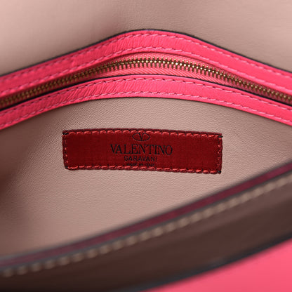 Valentino Garavani Nappa Rockstud Wristlet Clutch Fuxia Fluo 8 of 10