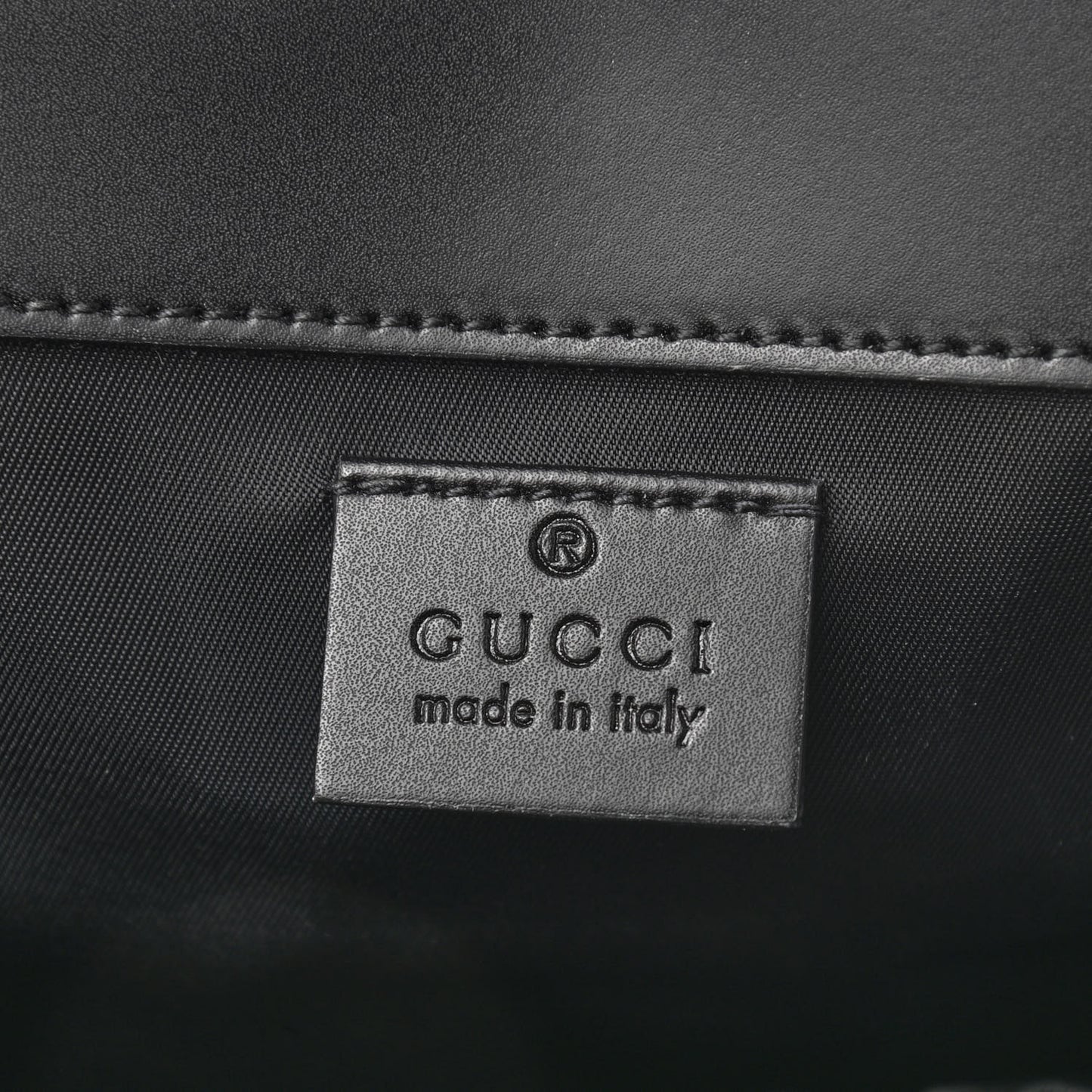 GG Supreme Monogram Web Messenger Diaper Bag Black Grey