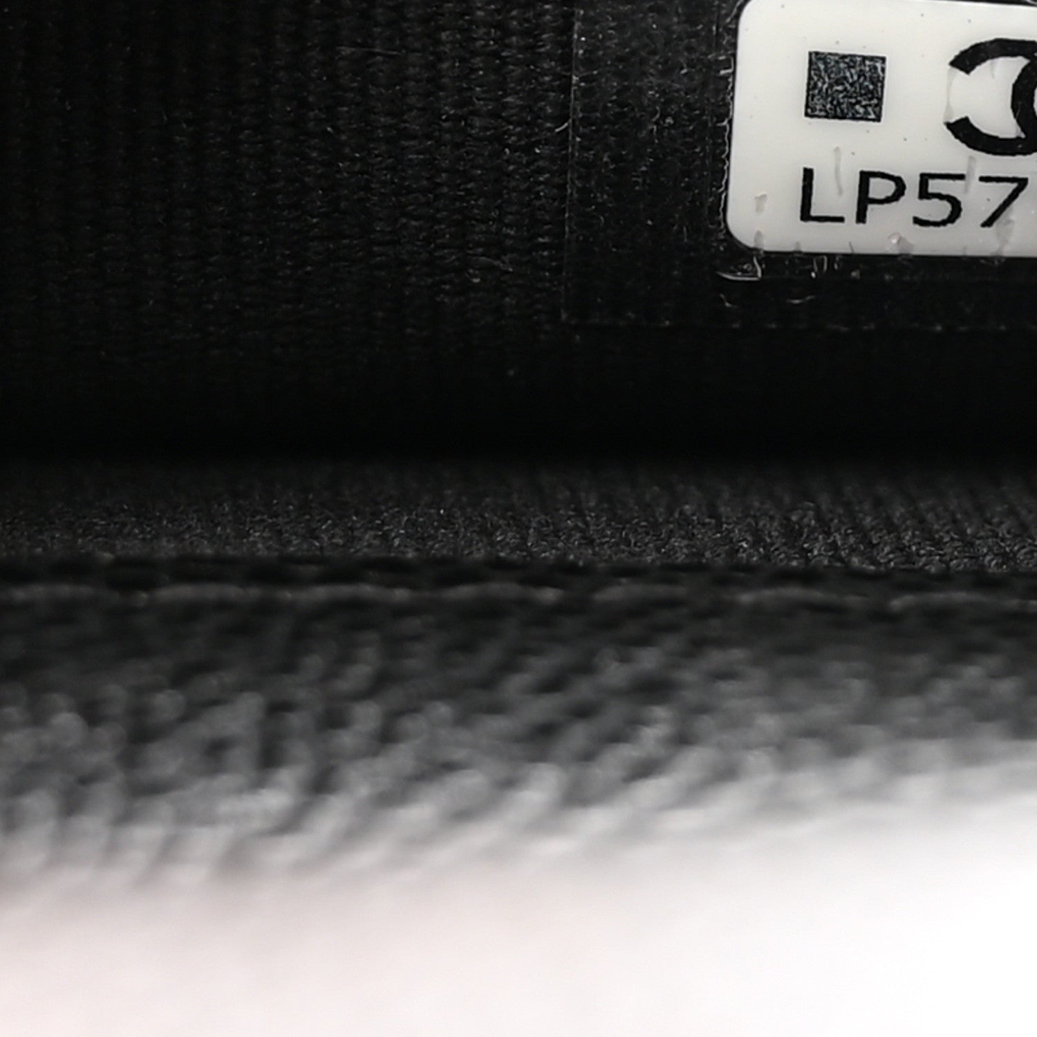 Chanel Caviar Quilted Flap Zip Pouch Black 7 of 8