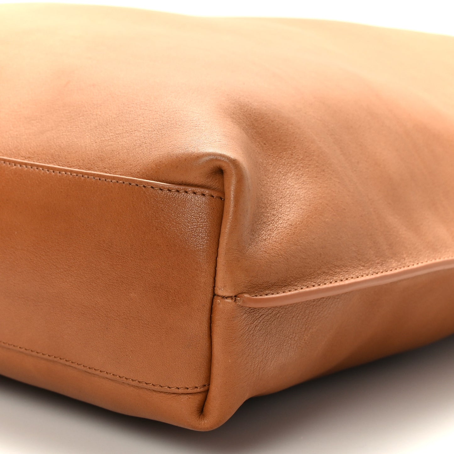 Calfskin Tag Hobo Tan