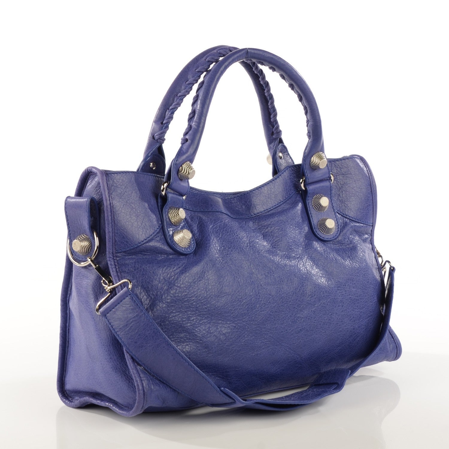 Balenciaga Agneau Giant 21 Silver Hardware City Bleu Lavande 3 of 8