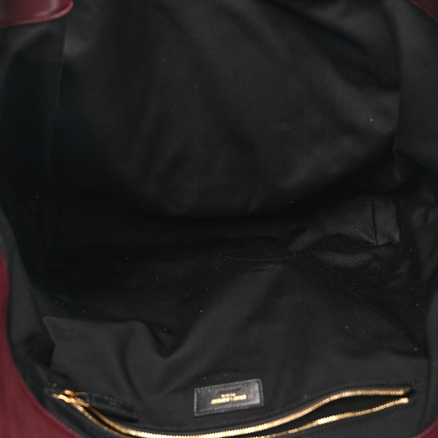Lambskin Quilted Maxi Icare Shopping Tote Hot Wine