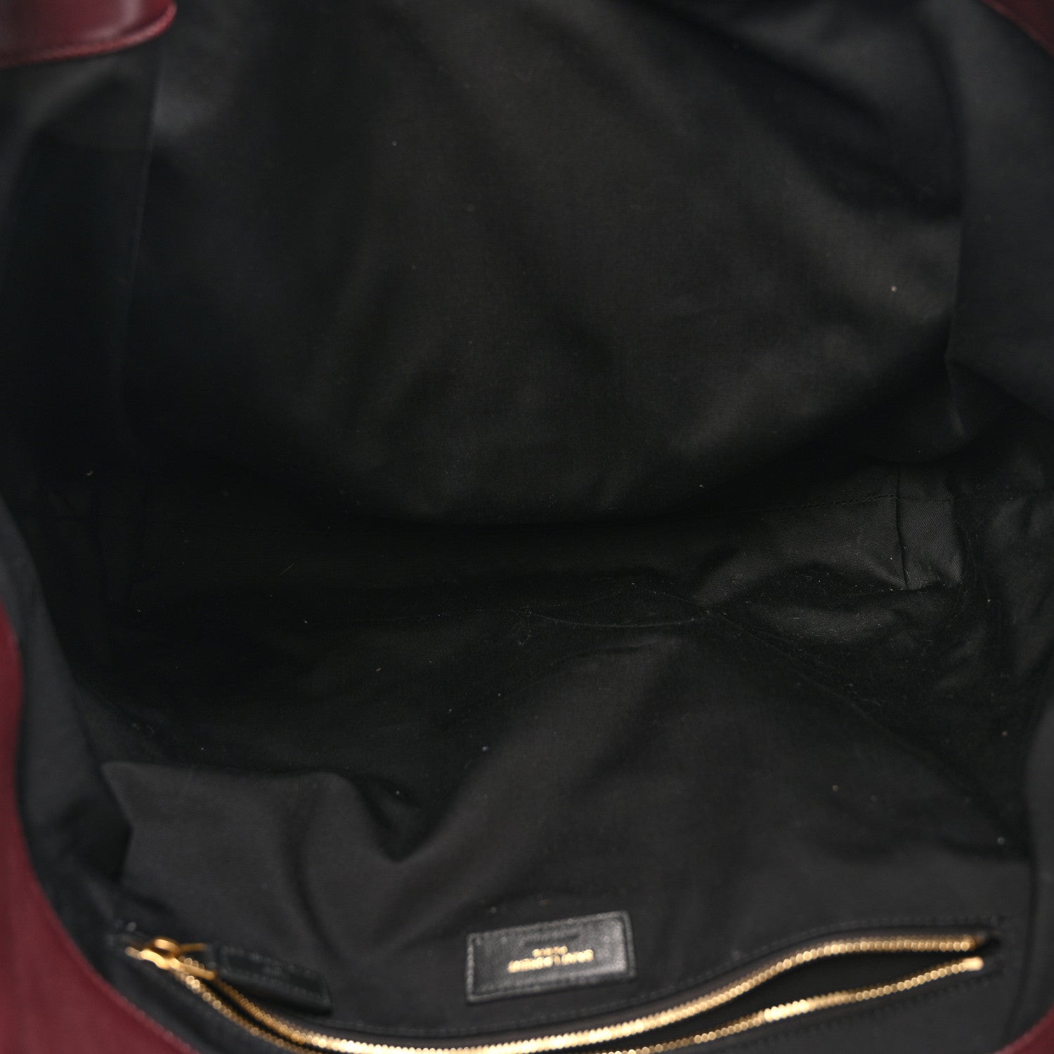 Saint Laurent Lambskin Quilted Maxi Icare Shopping Tote Hot Wine 6 of 12
