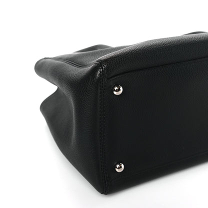 Chanel Calfskin Small Cerf Executive Shopper Tote Black 9 of 10