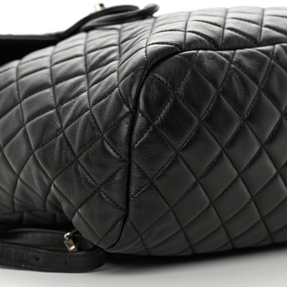 Chanel Lambskin Quilted Large Urban Spirit Backpack Black 9 of 11