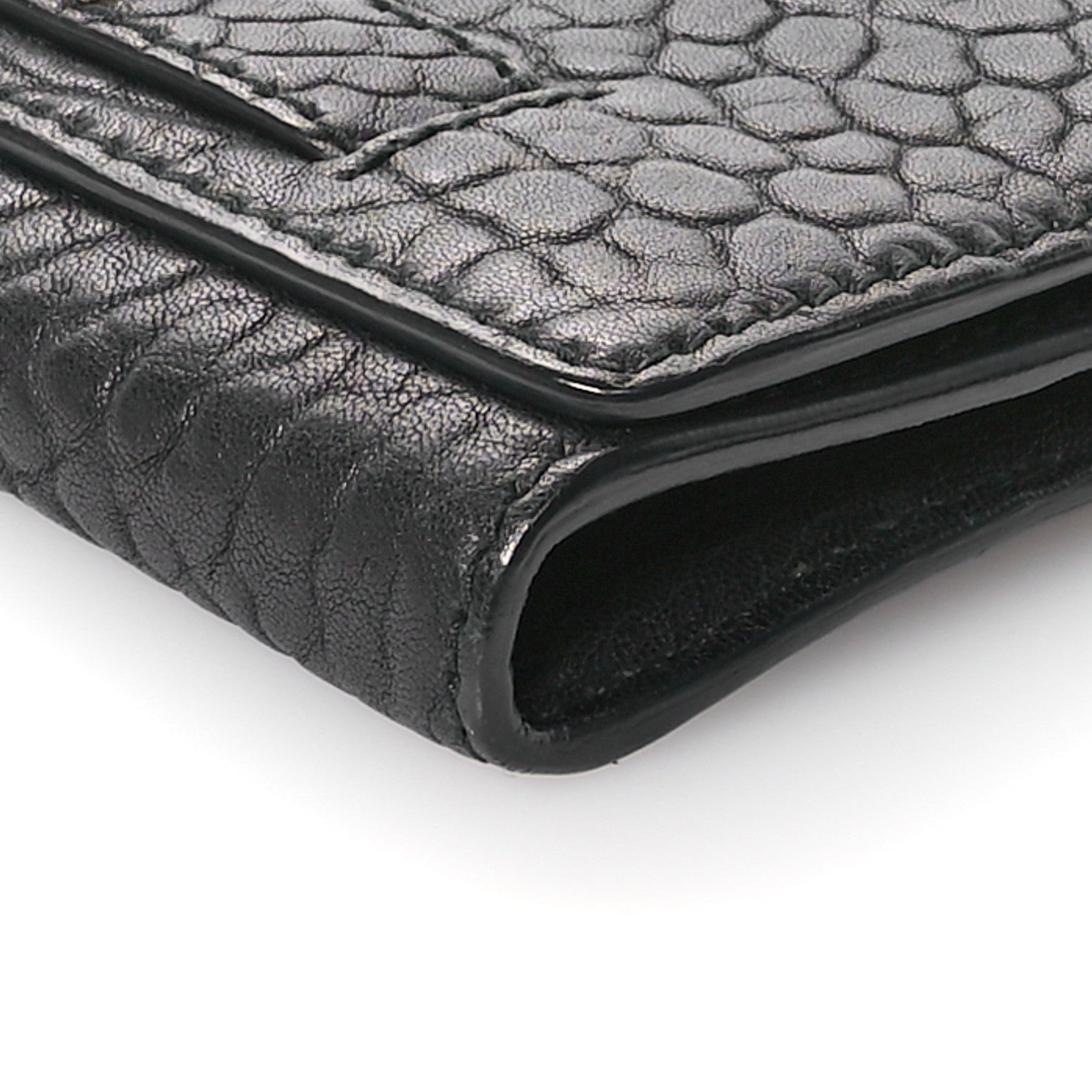 Christian Dior Canyon Grained Lambskin J'Adior Wallet On Chain Pouch Black 10 of 12