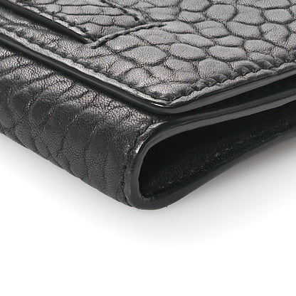 Christian Dior Canyon Grained Lambskin J'Adior Wallet On Chain Pouch Black 10 of 12