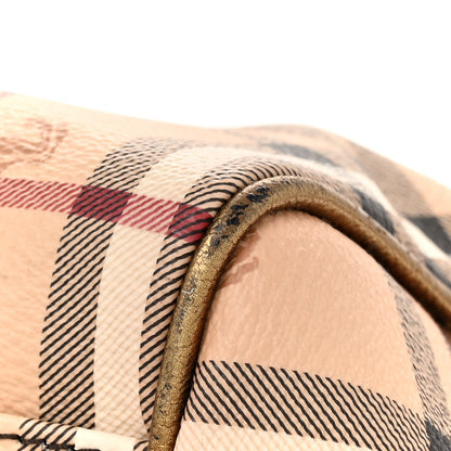 Burberry Haymarket Check Small Canterbury Tote Bronze 12 of 17