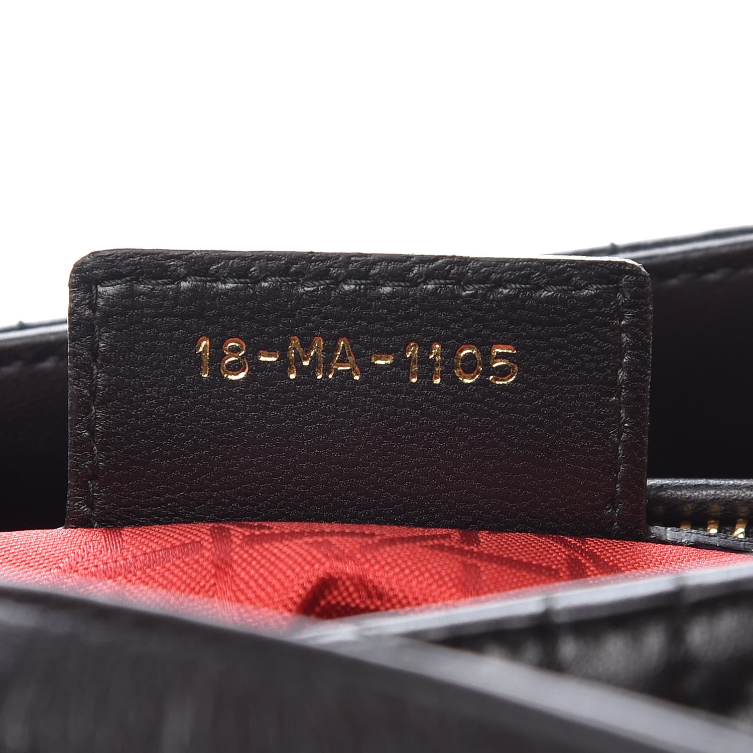 Christian Dior Lambskin Cannage Medium Lady Dior Black 8 of 11