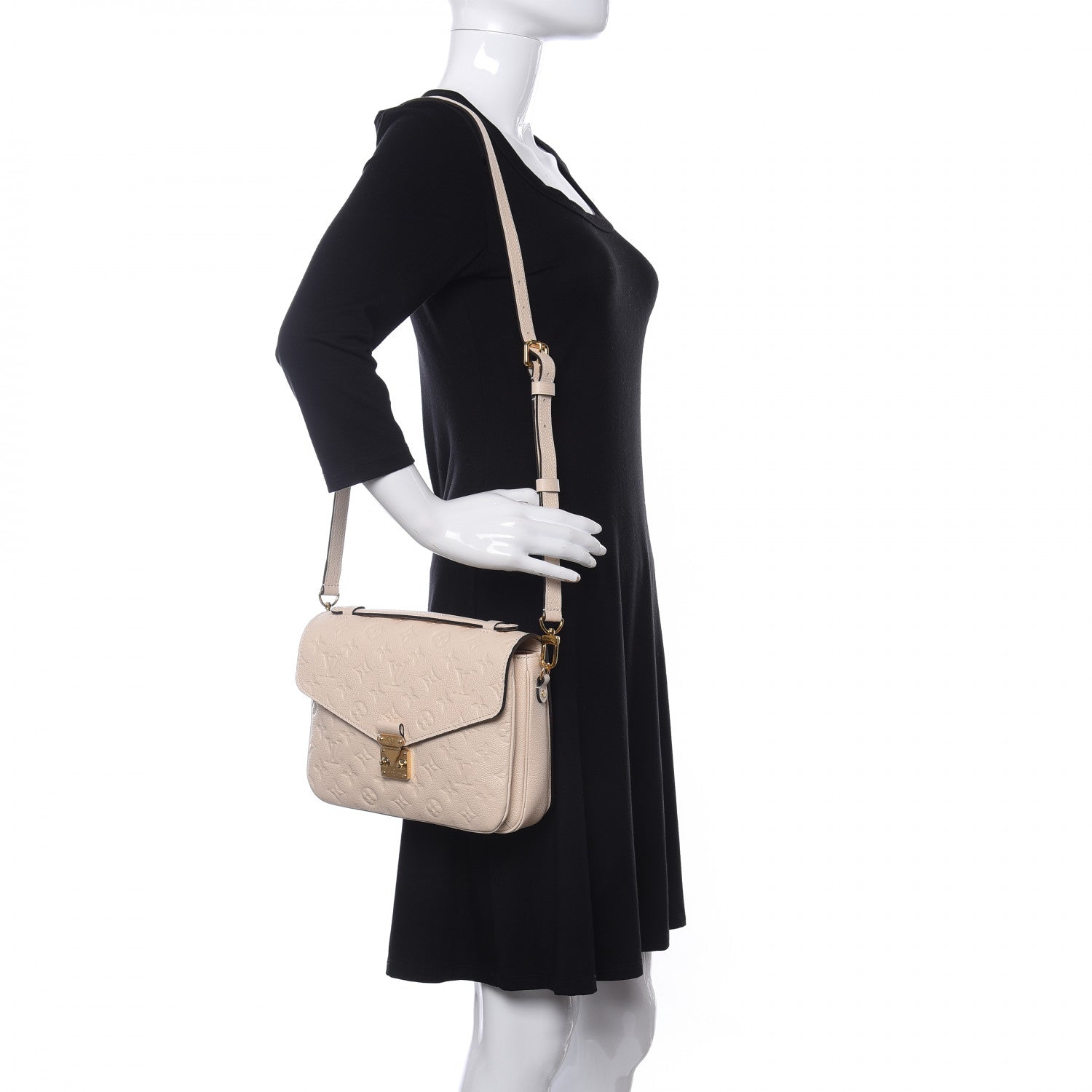Louis Vuitton Empreinte Pochette Metis Creme 2 of 10