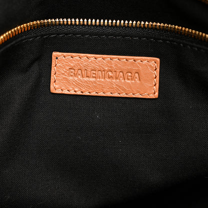 Balenciaga Agneau Arena Gold Hardware Medium Le City Camel 6 of 10