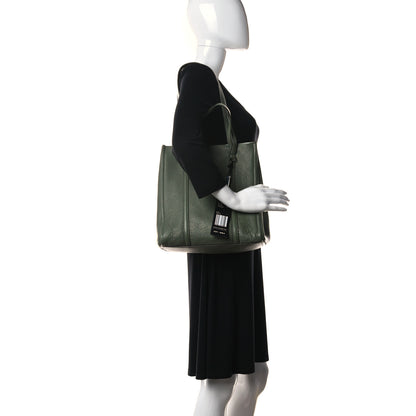 Marc Jacobs Grained Calfskin The Tag Tote Green 2 of 11
