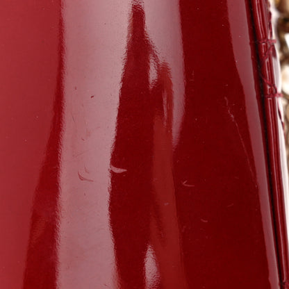 Christian Dior Patent Cannage Mini Lady Dior Red 16 of 18