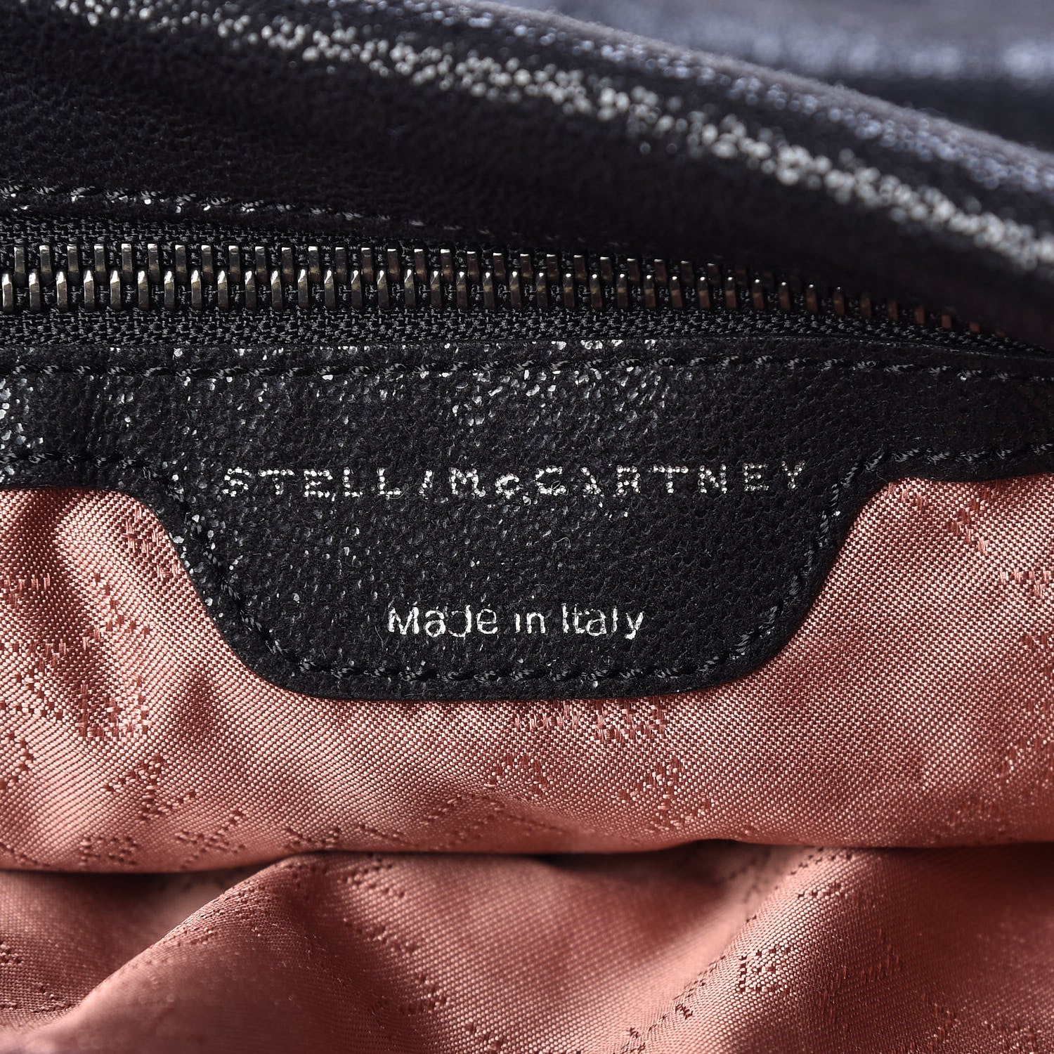 Stella McCartney Shaggy Deer Falabella Fold Over Tote Black 6 of 9