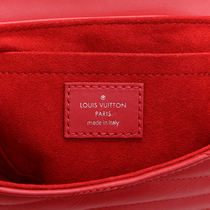 Louis Vuitton Calfskin New Wave Chain PM Scarlet 6 of 10